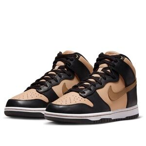 Brand new 
Women’s Dunk High LXX black flax sneakers